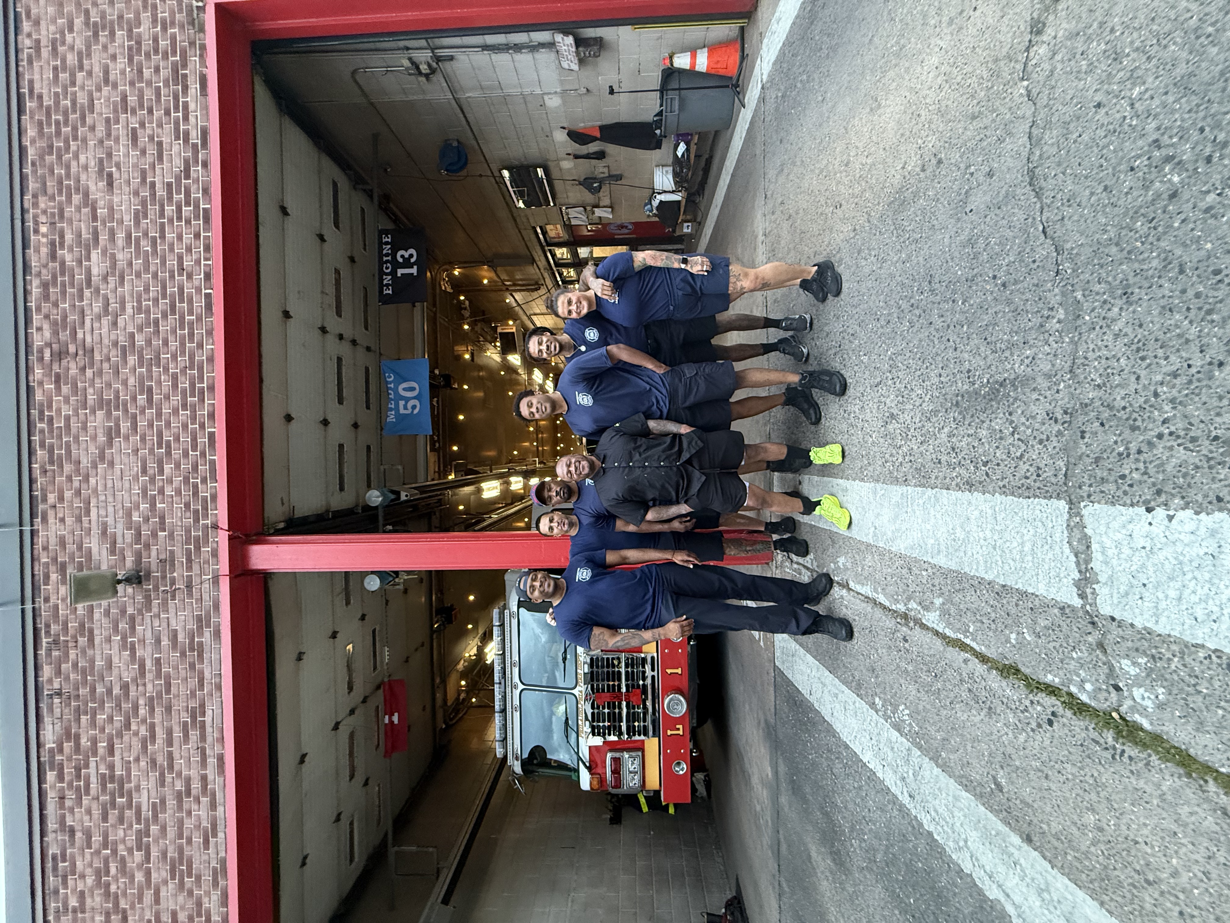 First Responders Chef at a fire station